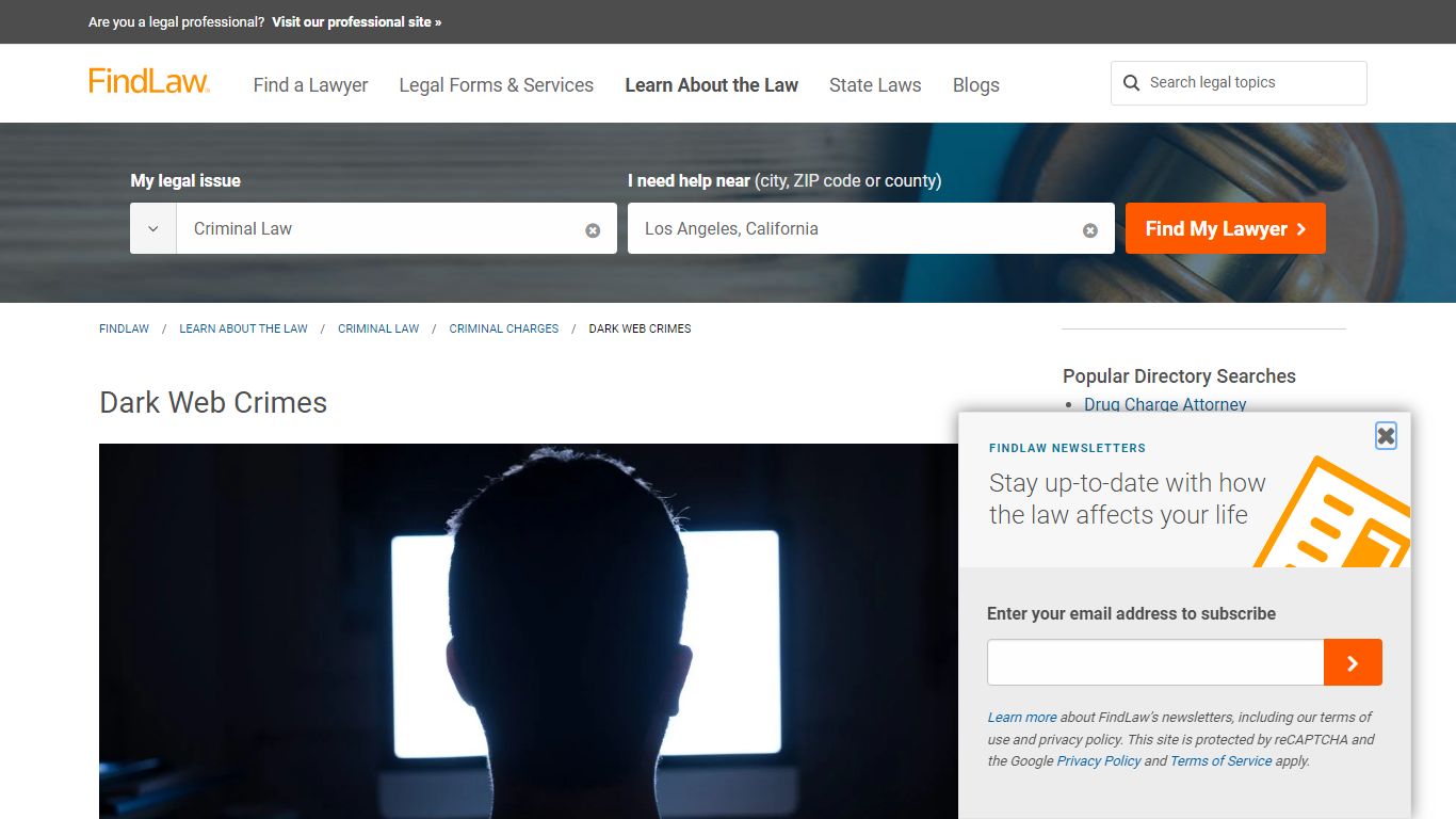 Dark Web Crimes - FindLaw